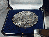 Medaille im Etui